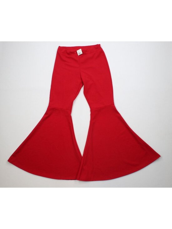 Vintage Pants - Deadstock Vintage 90s Y2K Babydoll Womens Medium Flared Bell Bottoms Pants USA